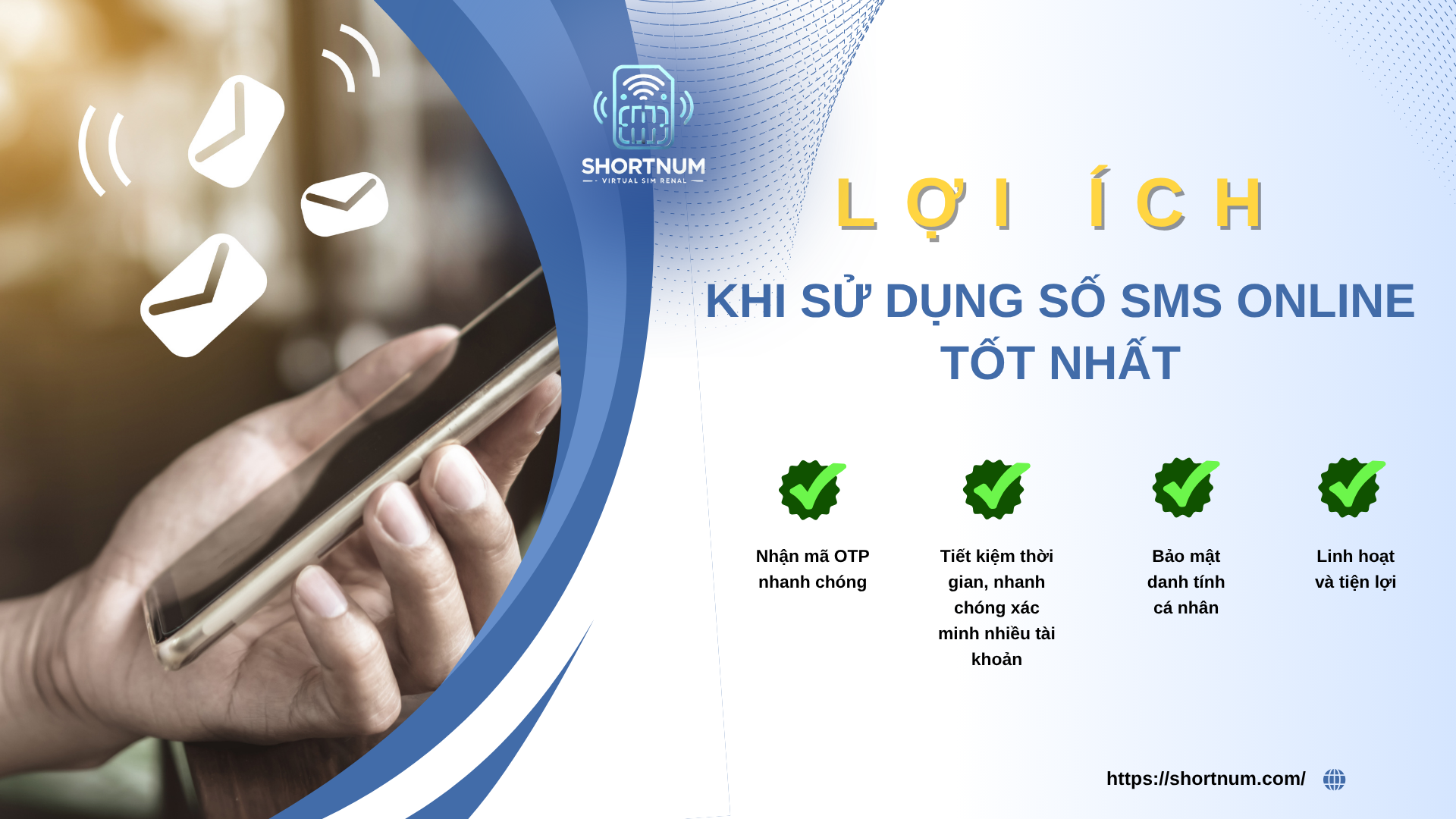 Lợi ích nổi bật khi sử dụng số SMS online tốt nhất